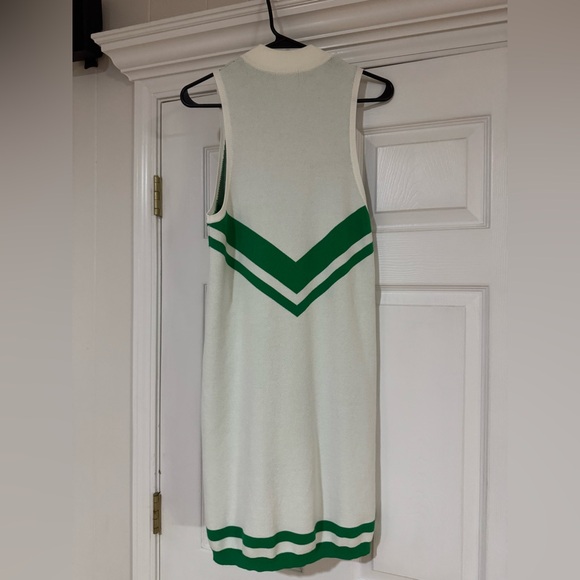 Show Me Your Mumu Zoe Zip Dress Green Stripe Knit REVOLVE $148 Size Small - Picture 8 of 11